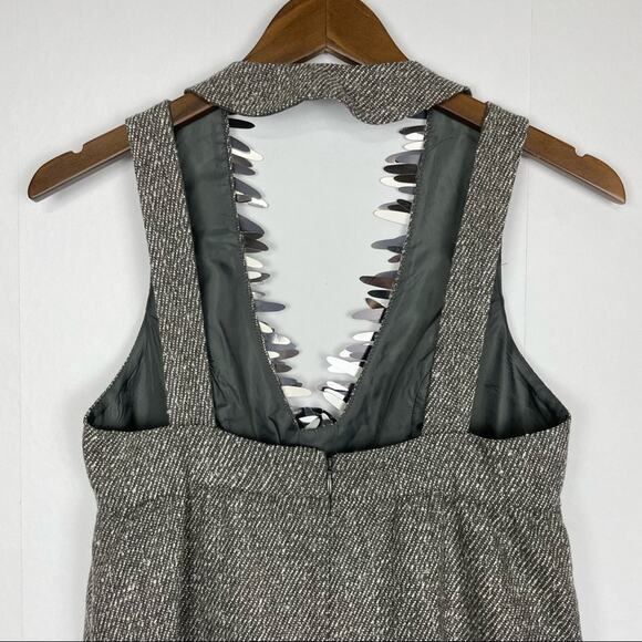 Anna Sui for Target | Metallic Embellished Boucle Tweed Wool Blend Jumper Dress - Picture 5 of 12